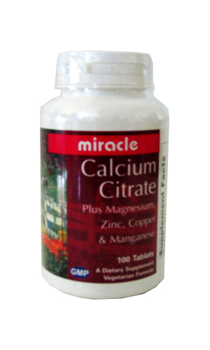 Calcium Citrate Plus Magnesium Calcium Citrate 100