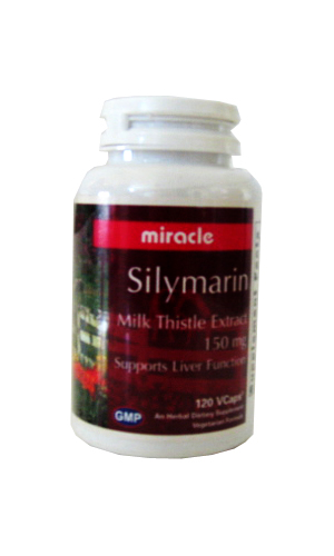 Slymarin (Milk Thistle Extract) 150 mg Milk Thistle 120 Hugan sperm