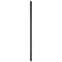 Choice 5 inch Black Unwrapped Coffee Stirrer / Sip Straw - 10000/Case