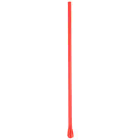 Choice 10 1/4 inch Super Jumbo Red Unwrapped Spoon Straw - 5400/Case